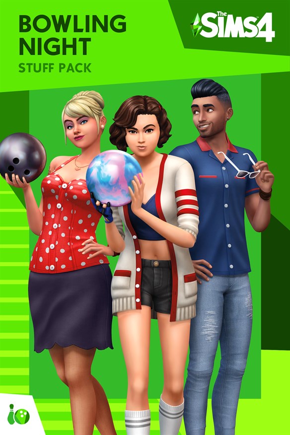 The Sims 4 Bowling Night Stuff Xbox Series X|S and Xbox One cover art