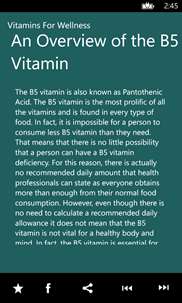 Vitamins for Wellness screenshot 4