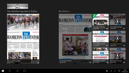 The Hamilton Spectator E-edition screenshot 1