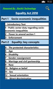 Equality Act 2010 screenshot 1