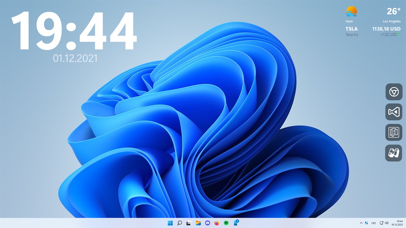 #2. BeWidgets (Windows) 来自: BeXCool
