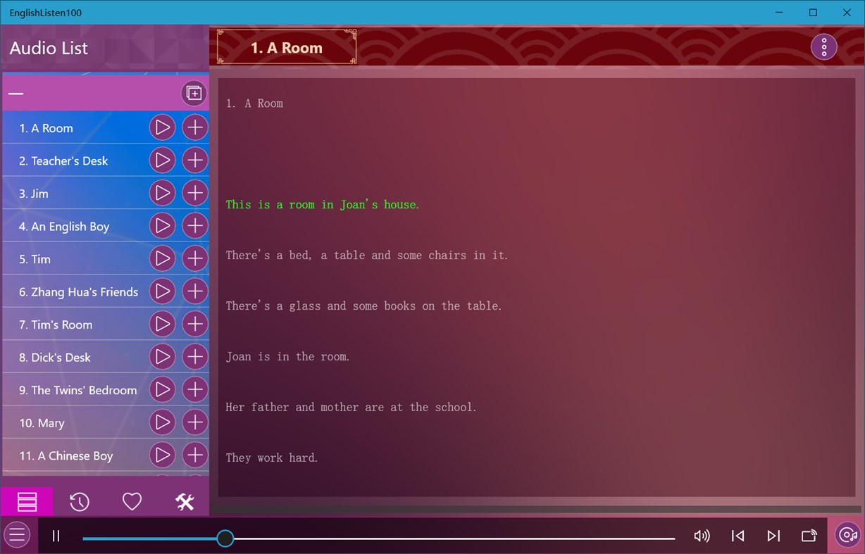 #2. 小学英语听力100篇 (Windows) 由: IceSky