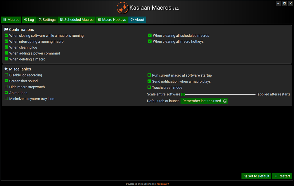 #3. Kaslaan Macros (Windows) Door: KaslaanSoft