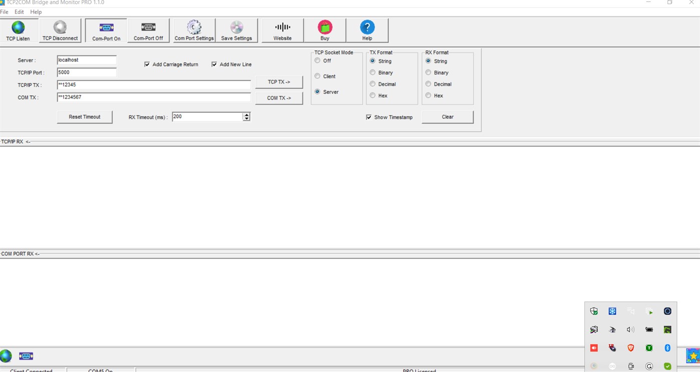 #5. TCP2COM Bridge & Monitor PRO (Windows) 来自: Audiosdroid