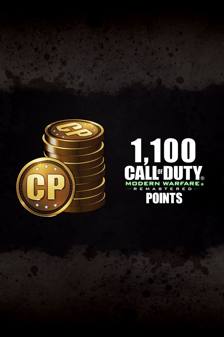 1,100 Call of Duty®: Modern Warfare® Remastered Points
