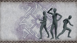 Набор поз "Самурай"