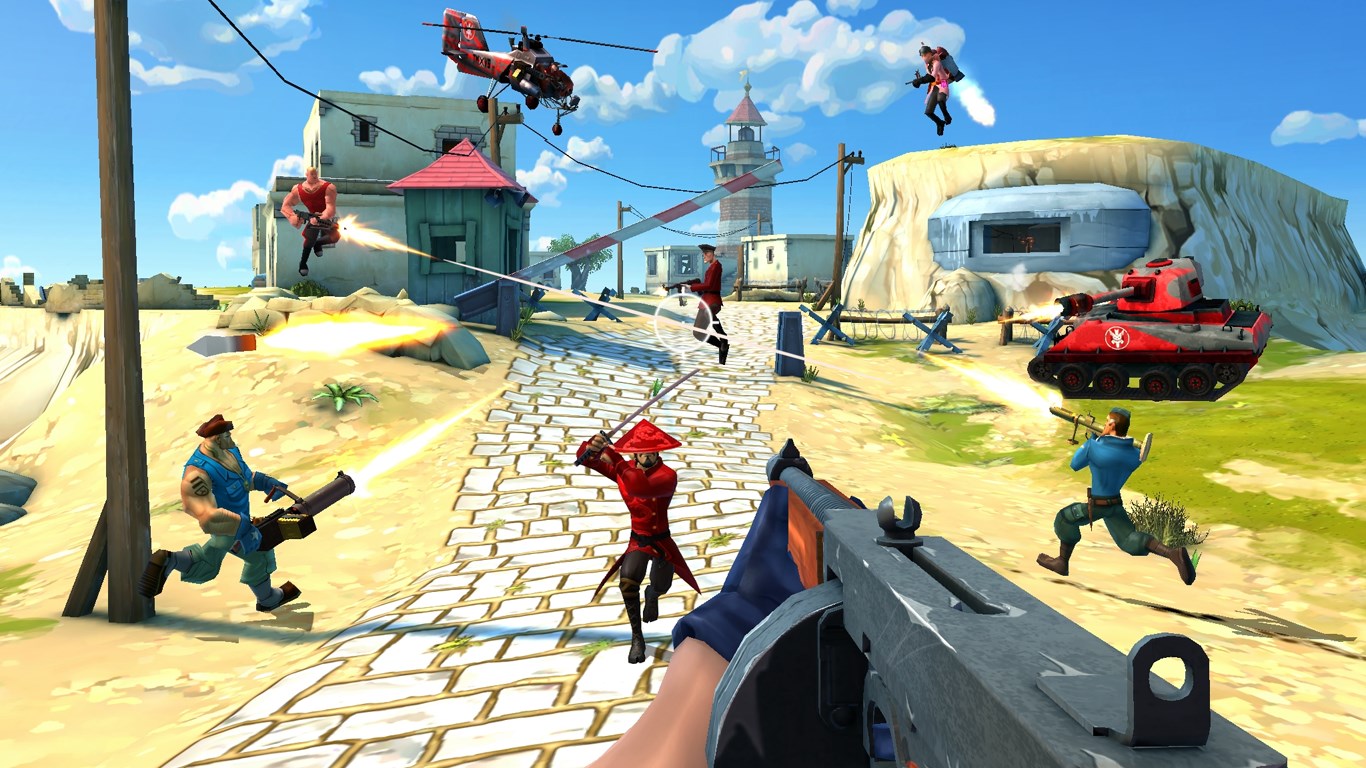 Screenshot: Join the fun, Guns Blazing!