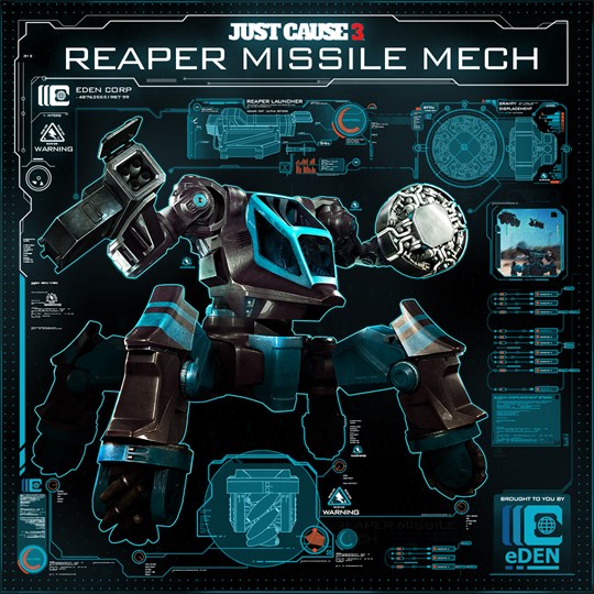 Just Cause 3: Reaper Missile Mech for xbox