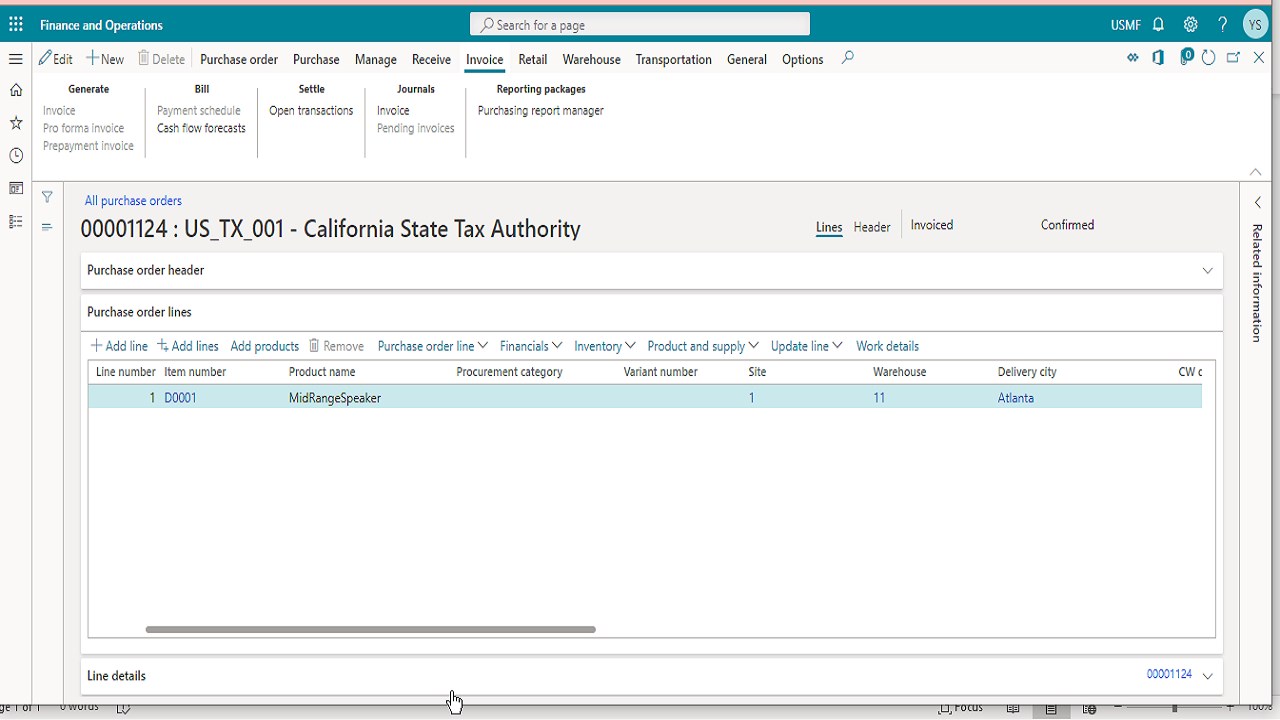 Snapshot 3 of Landed Cost Enhancement App