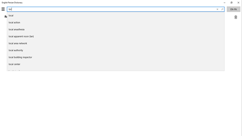 Dictionary English Persian Screenshots 1