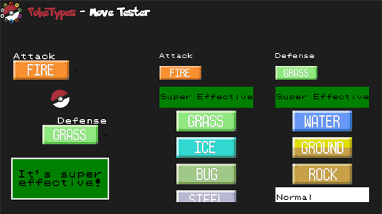 PokéTypes - Move Tester screenshot 1