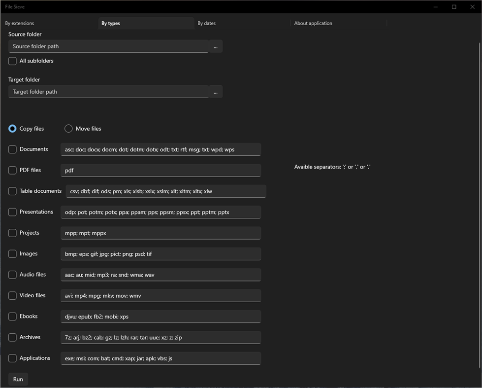 #2. File Sieve (Windows) By: Nikolai Belai