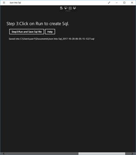 Json to Sql screenshot 5