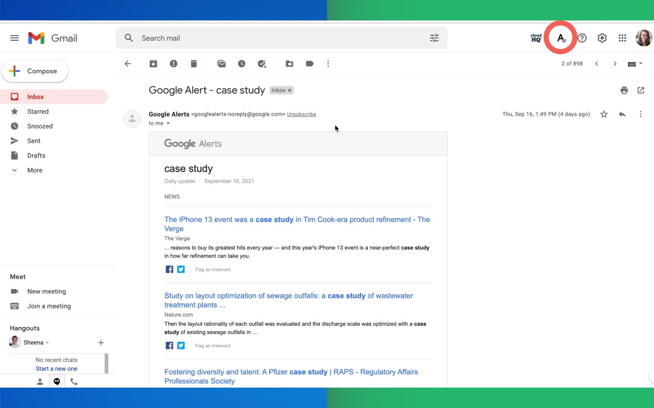 Email Zoom Text Reader by cloudHQ