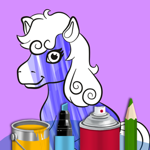 Horse Coloring Book