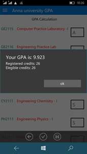 Anna university GPA screenshot 6