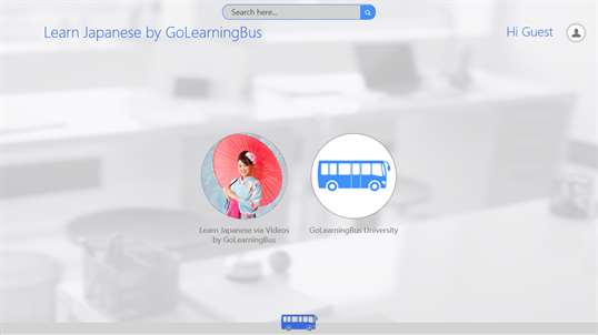 Learn Japanese via videos by GoLearningBus screenshot 2