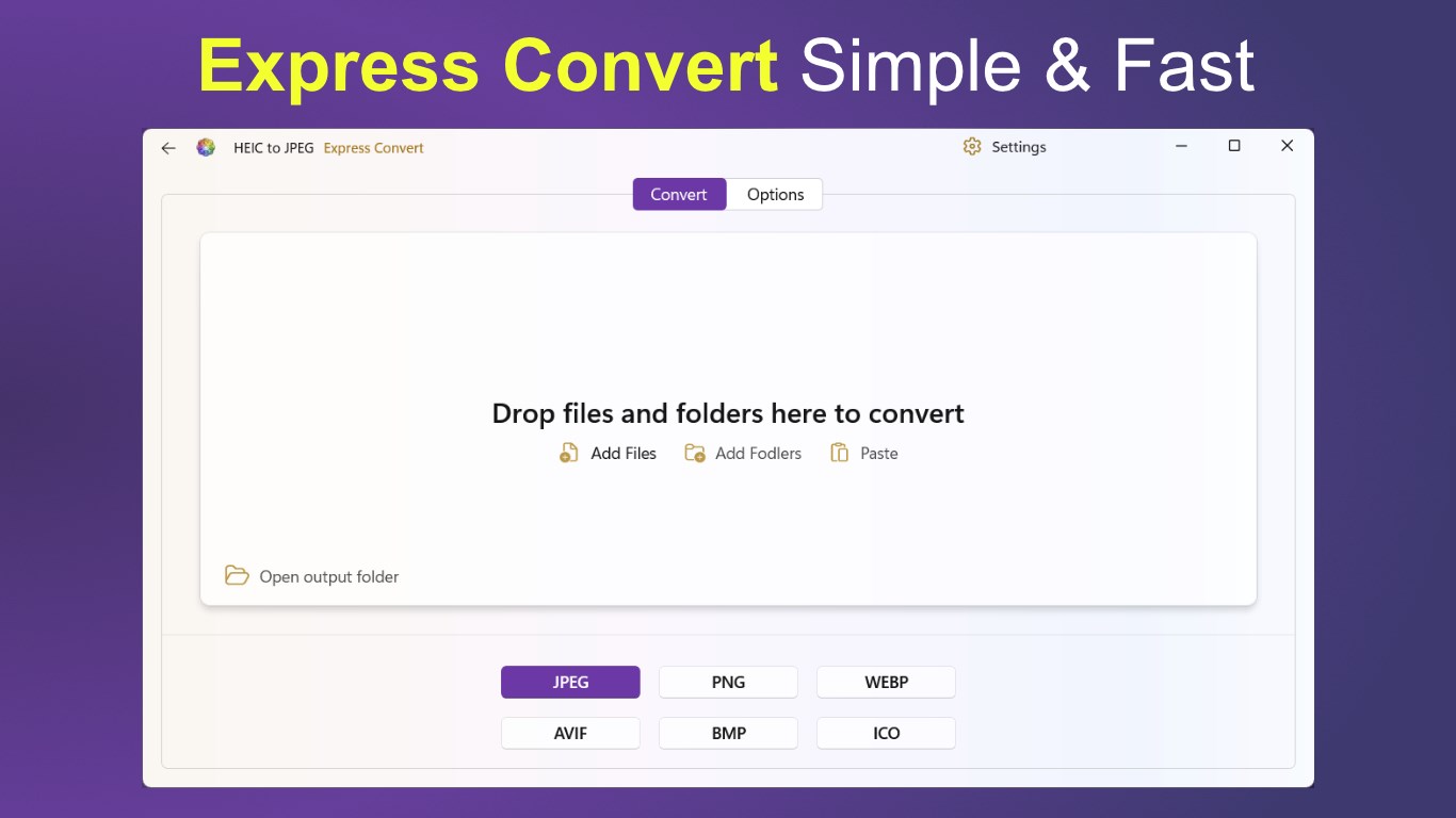 HEIC to JPEG - The HEIC to JPG Converter screenshot