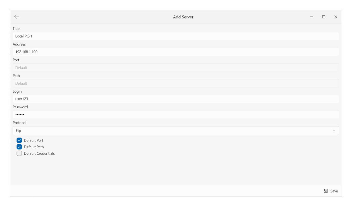 #2. FTP Manager (Windows) Podle: Sergey-2025