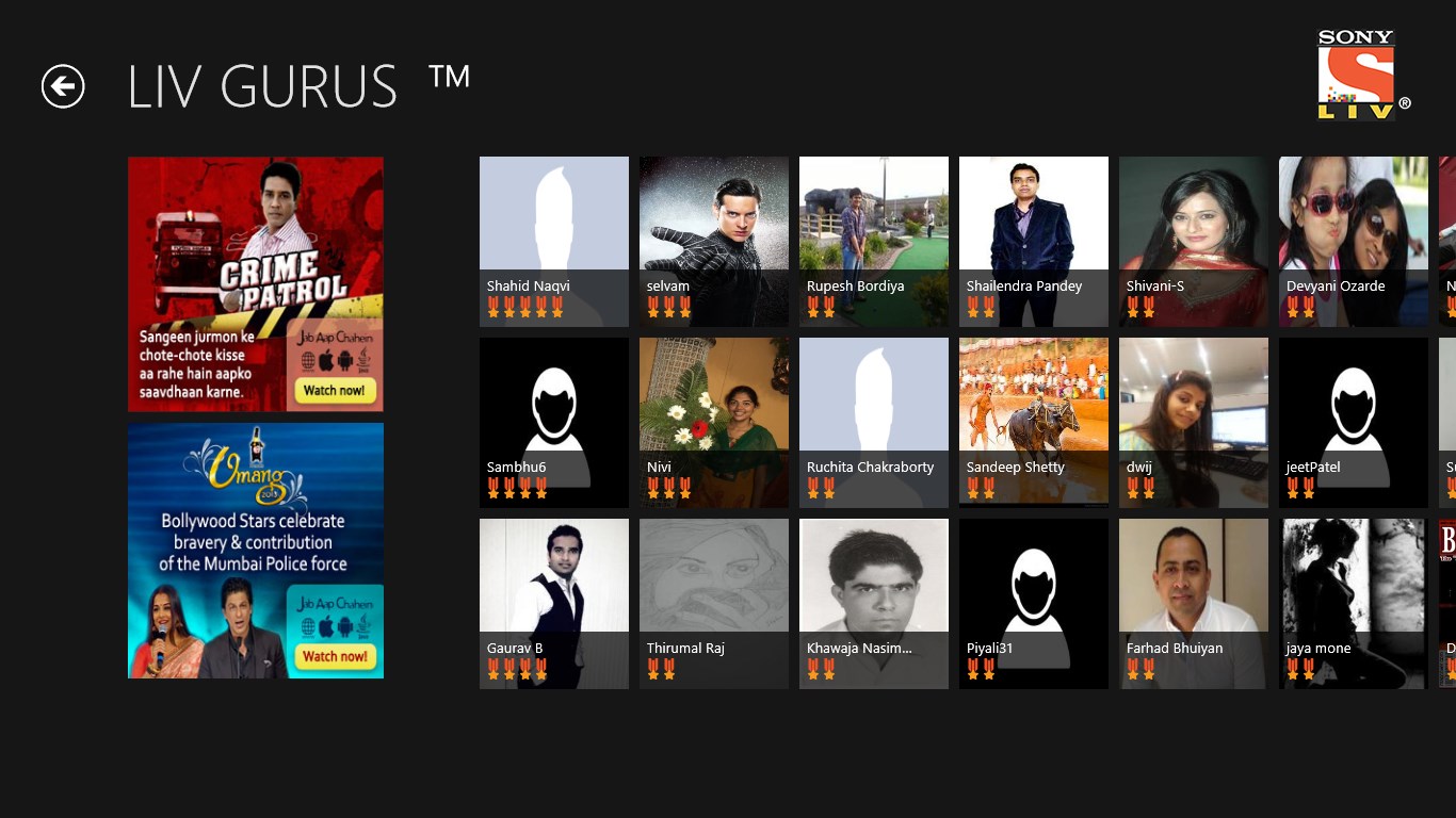 Sony LIV for Windows 10