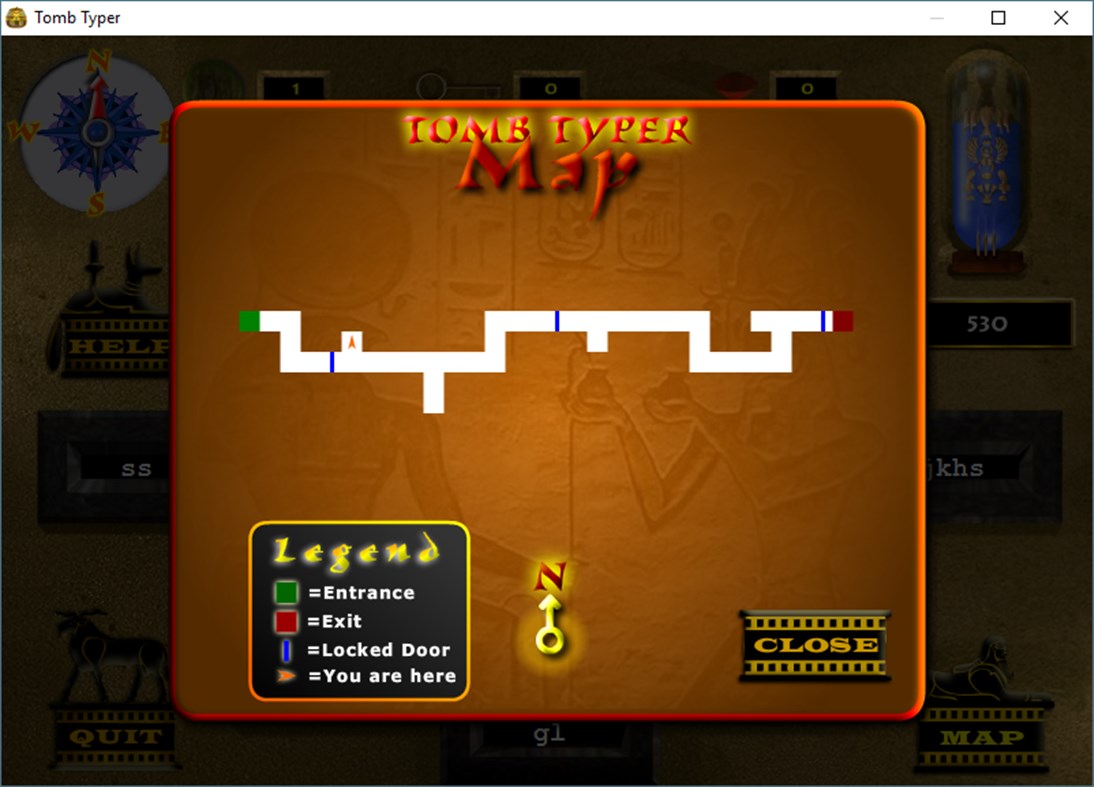 #6. Typing Instructor Tomb Typer (Windows) Podle: Individual Software Inc.