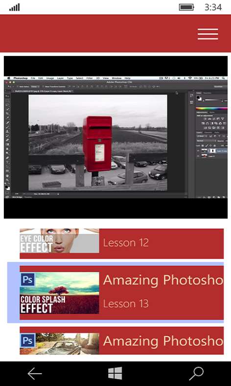 Amazing Photoshop CS6 Tutorials for Windows 10 free download on 10 App