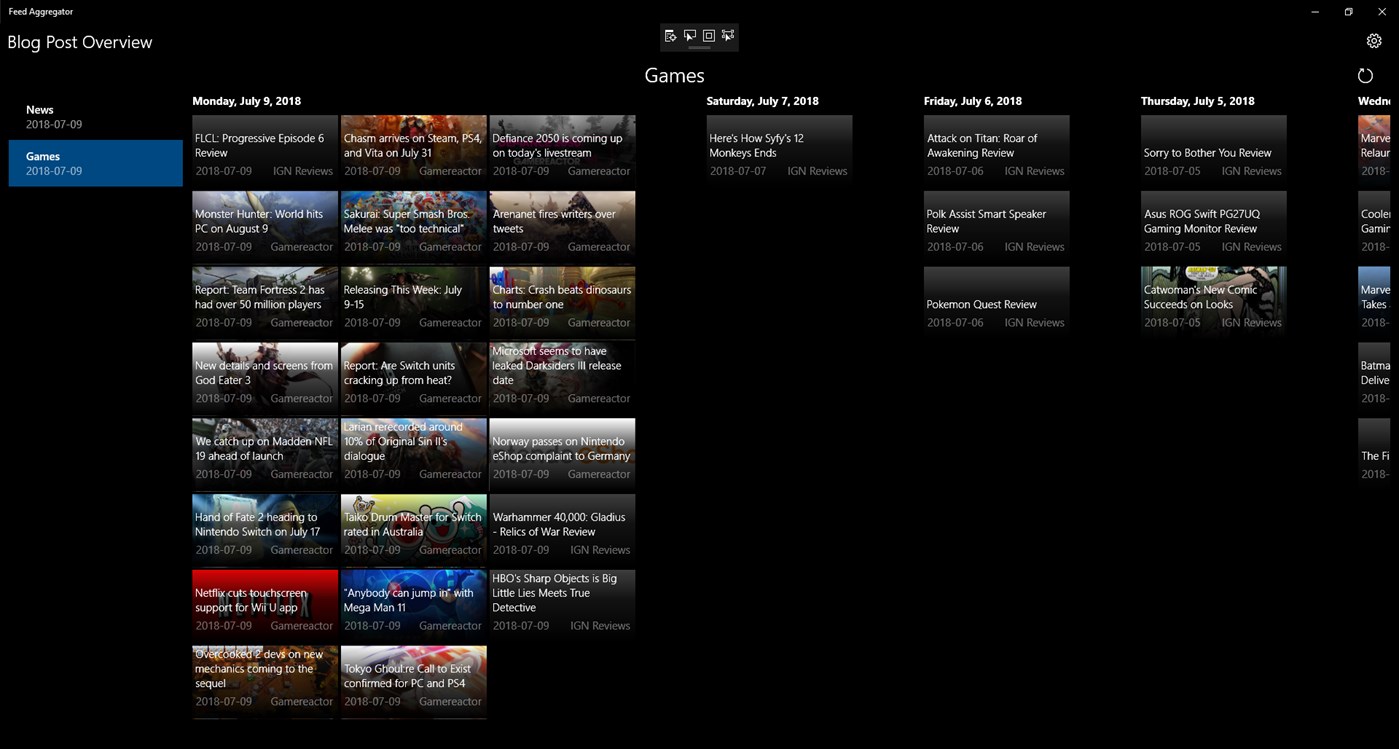 #2. Feed Aggregator (Windows) 来自: Soft Spot Consulting