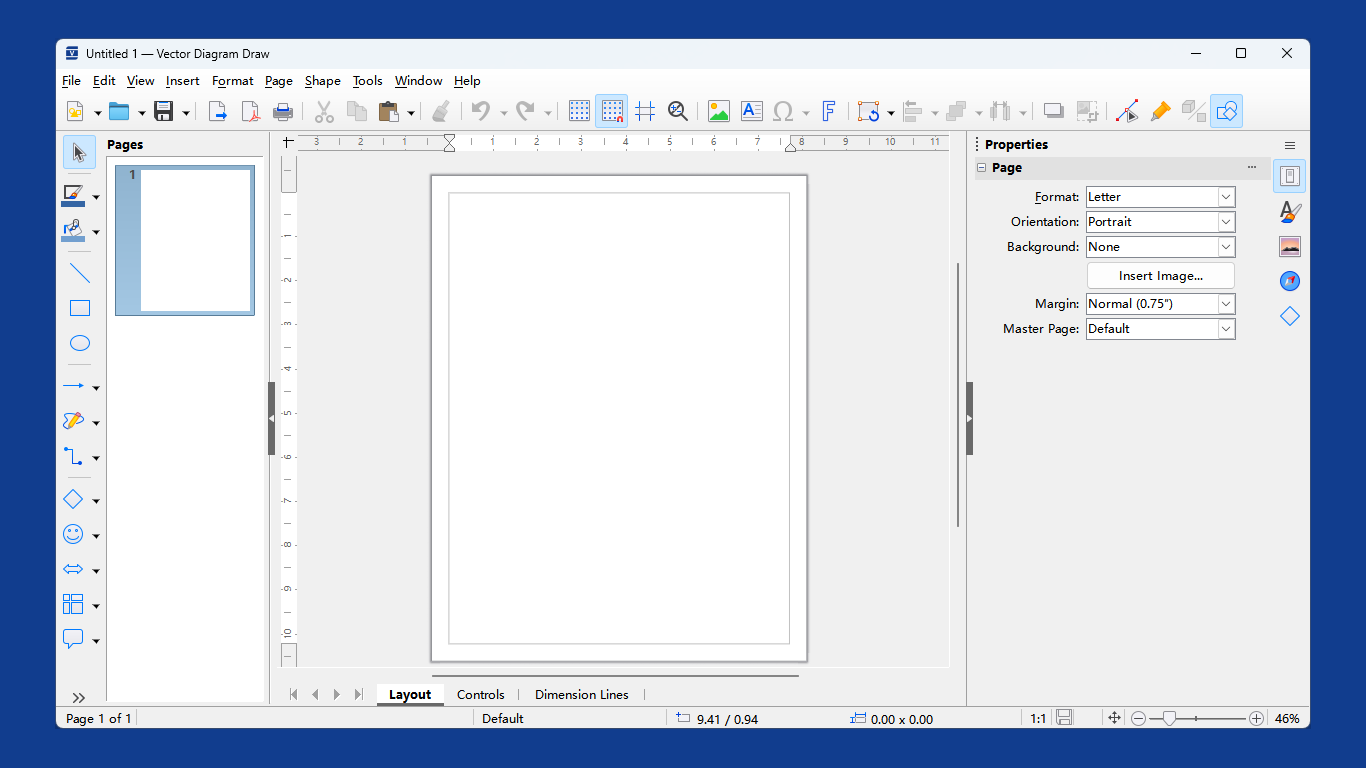 Diagram Vector: for MS Visio screenshot
