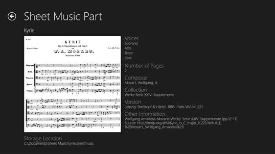 Sheet Music screenshot 2