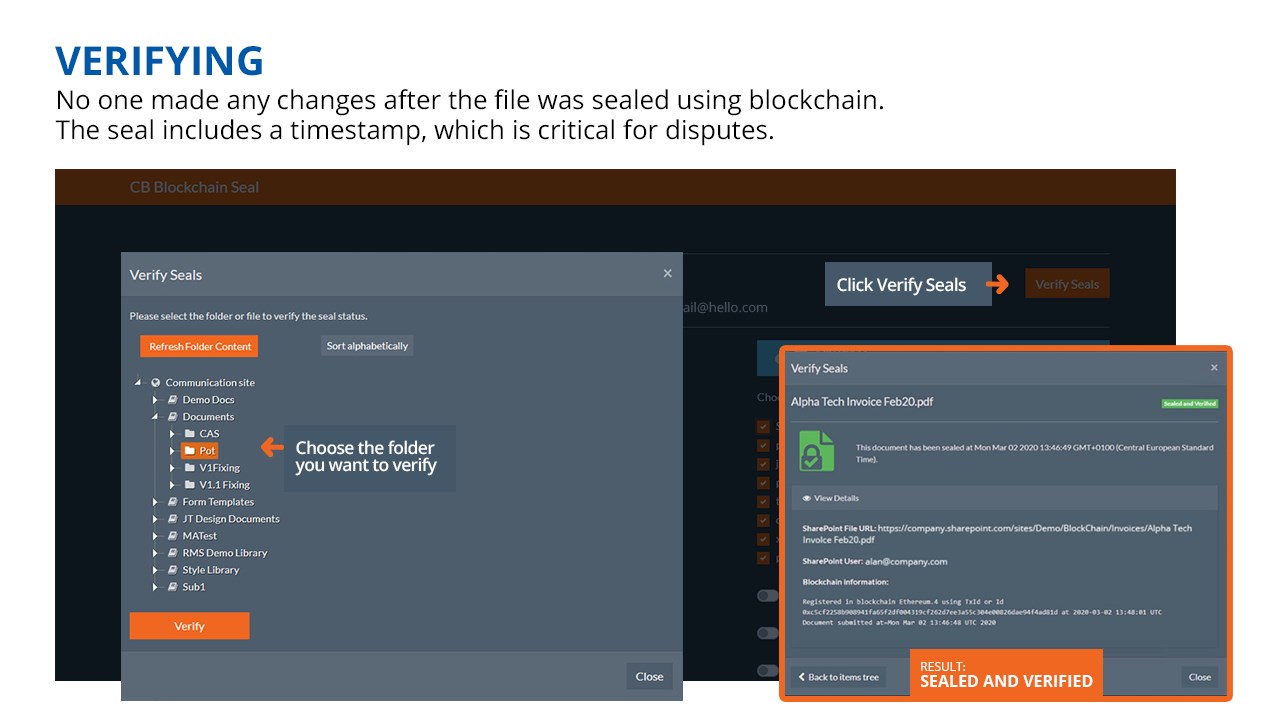 Snapshot 6 of Truth Enforcer for SharePoint