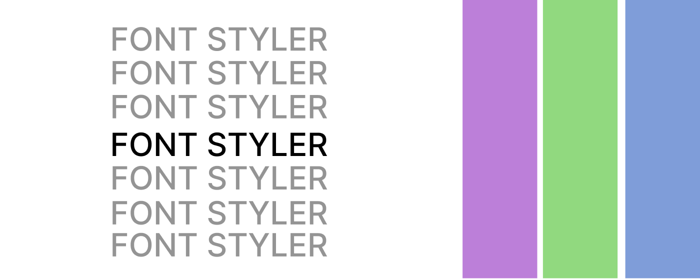 Font Styler marquee promo image