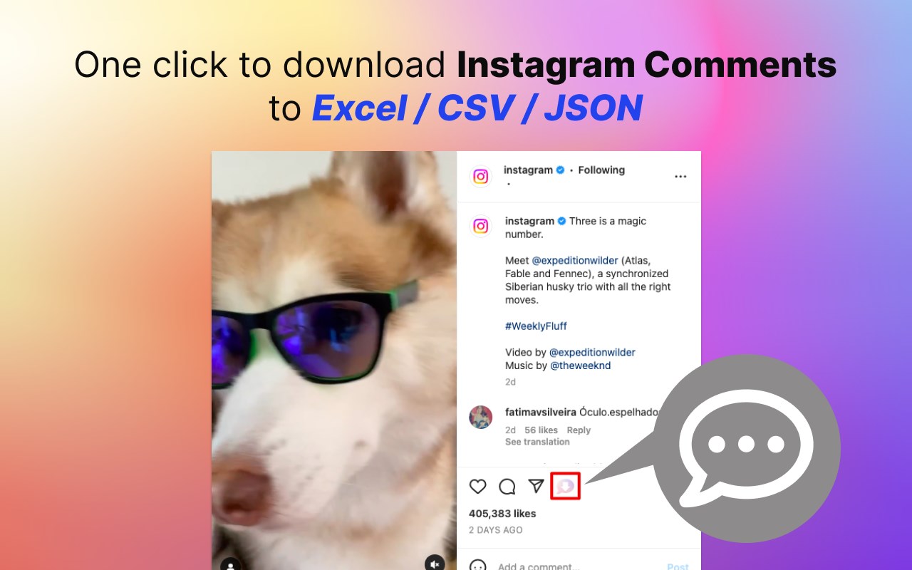 IG Comments Exporter for Instagram™️