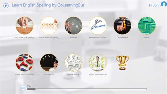 Learn English Spelling by GoLearningBus screenshot 4
