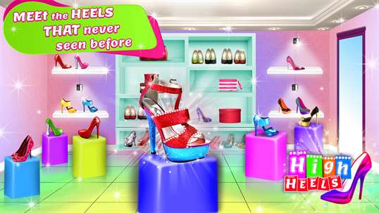 High Heels Shoe Designer Shop - Making and Repairing Game for Girls screenshot 3