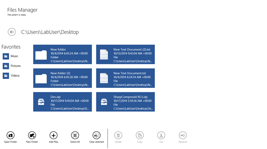 Files Manager 2015 screenshot 1