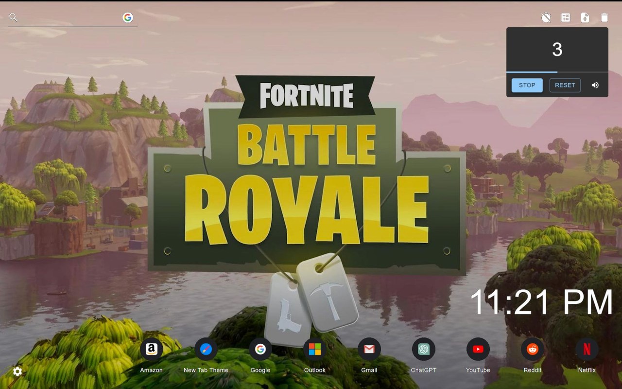 Fortnite Wallpaper New Tab