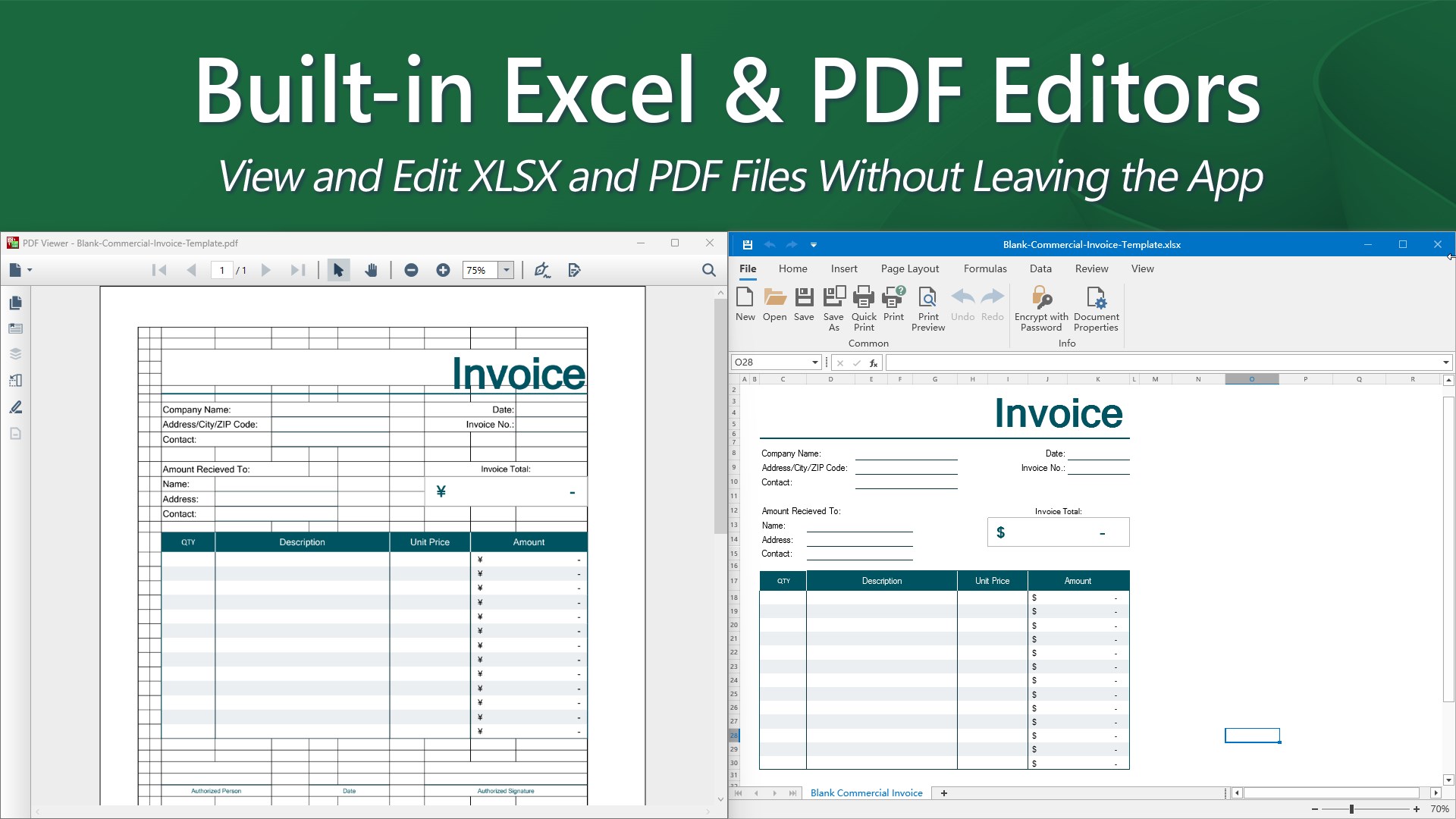 PDF to XLS Converter+ screenshot