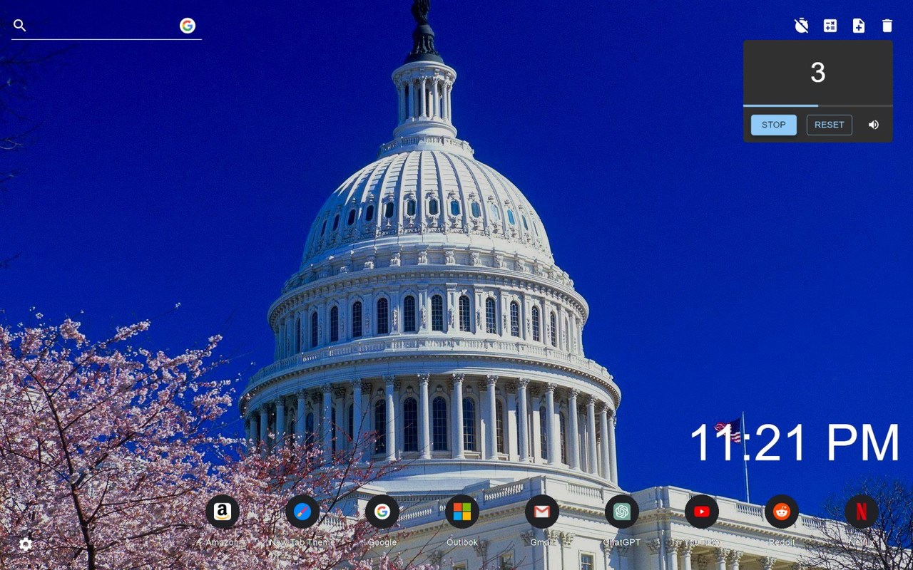 United States Capitol Wallpaper New Tab
