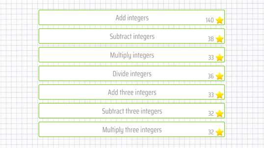 Operations with integers - 6th grade math skills screenshot 4