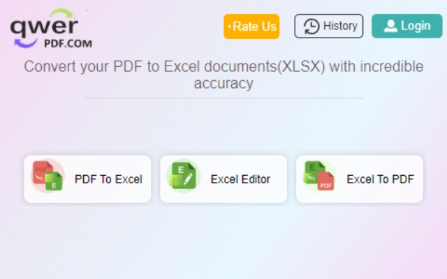 Convert PDF to Excel