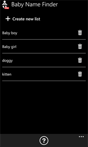 Baby Name Finder screenshot 1