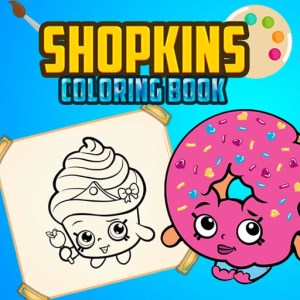 Shopkins Coloring Book Game