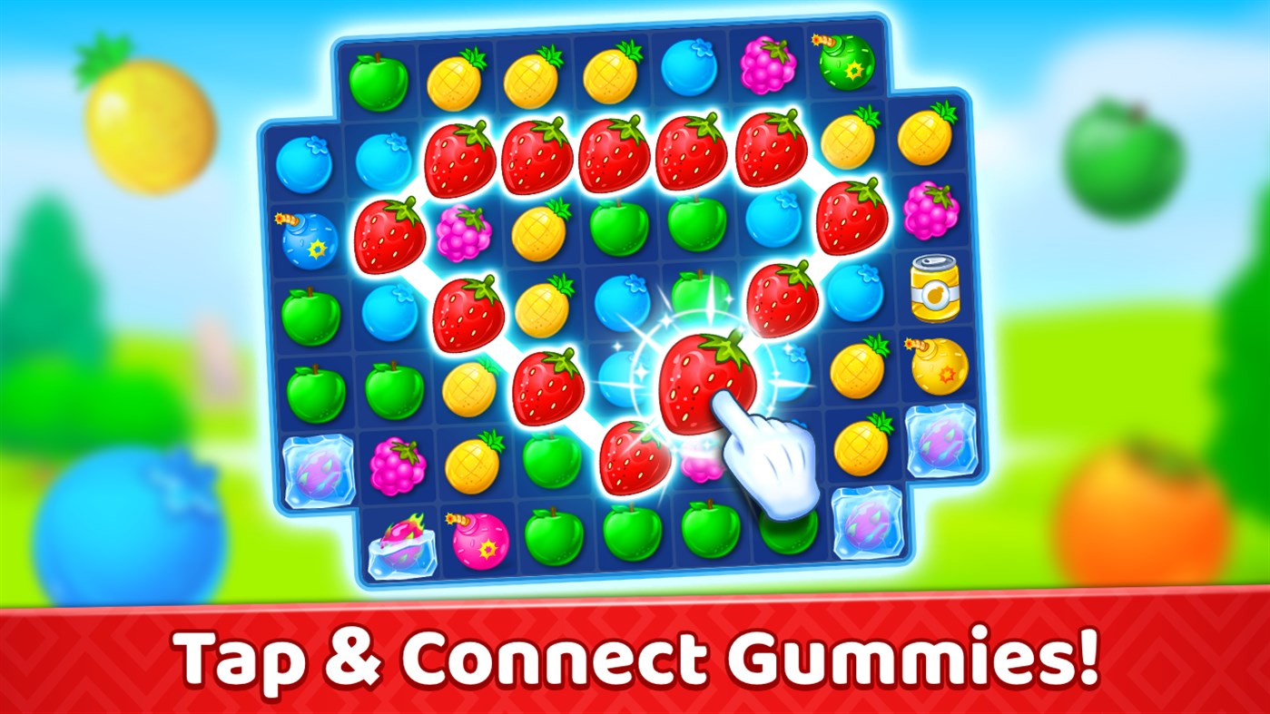 #1. Gummy Paradise: Match 3 Games (Windows) 由: RV AppStudios