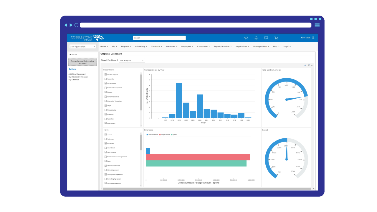 Snapshot 7 of CobbleStone Contract Management Software - CLM