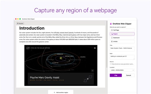 OneNote Web Clipper - Save & Organize Web Content Easily