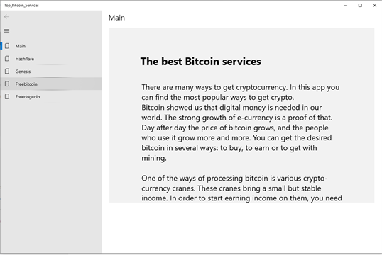 Top Bitcoin Services screenshot 2