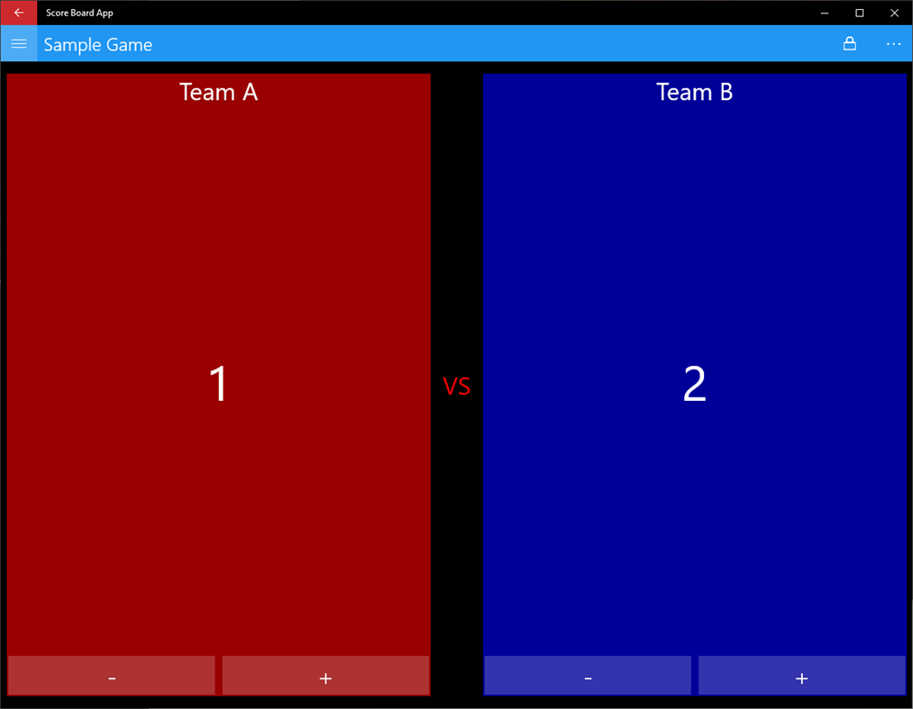 #5. Score Board App (Windows) 由: bbon
