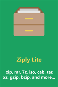 Ziply Lite - best archiver for zip, rar, 7z, iso, cab, and more...