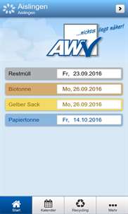 AWV Nordschwaben Abfall-App screenshot 2