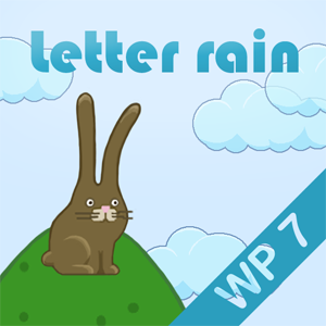 Letter Rain WP7